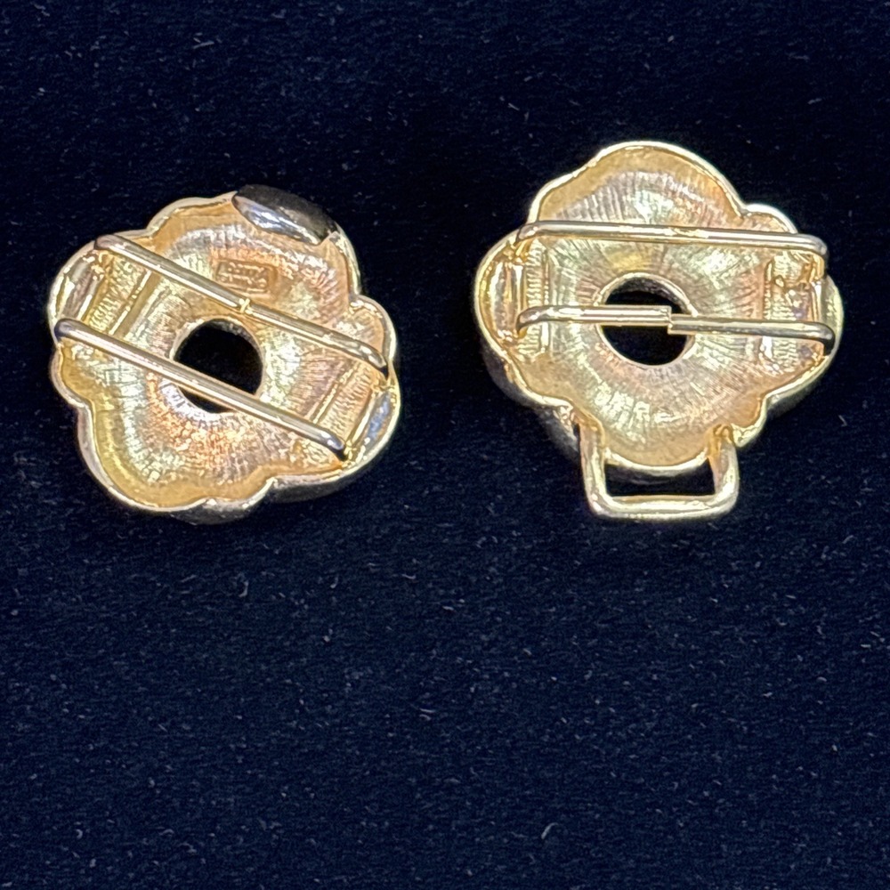 Vintage Dottie‎ Smith Gold Tone Love Knot Belt Buckle Double Swirl Signed - Picture 7 of 10